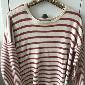 Madewell Striped Sweater Sweatshirt Sz S